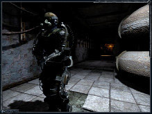 Through the dark corridors of the Zone.