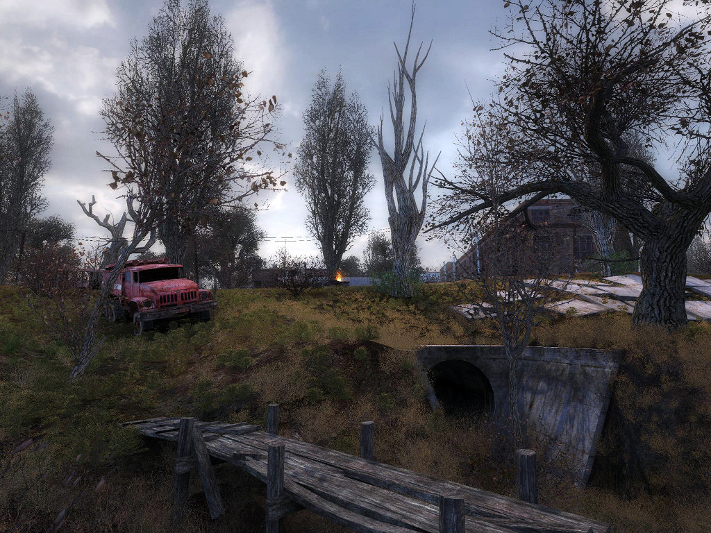 Chernobyl landscape.